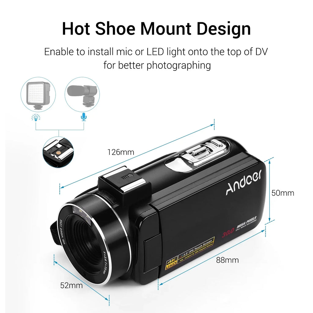 IPS 18X Video Video Wide Burst Lens 0.45X Camera,Handheld QISUO DV Burst Inch inch Camera Mount Monitor Function Andoer Lens 3.0 Mount inch ro Sh DV Inch 3.0 Professional 3.0 Mount 3.0 IPS IPS ERYUE