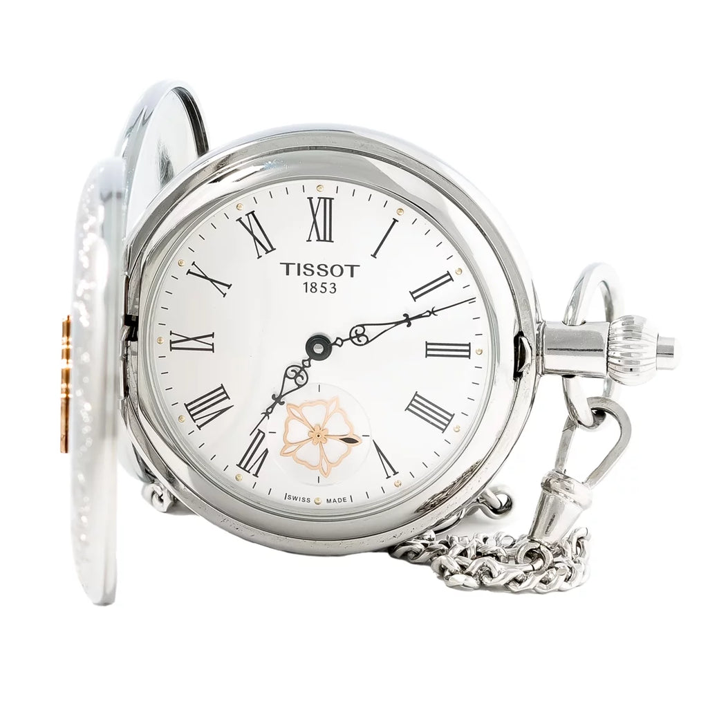 Watch Hand Tissot Pre-Owned Wind T865.405.99.038.00 Pocket Savonnette Double