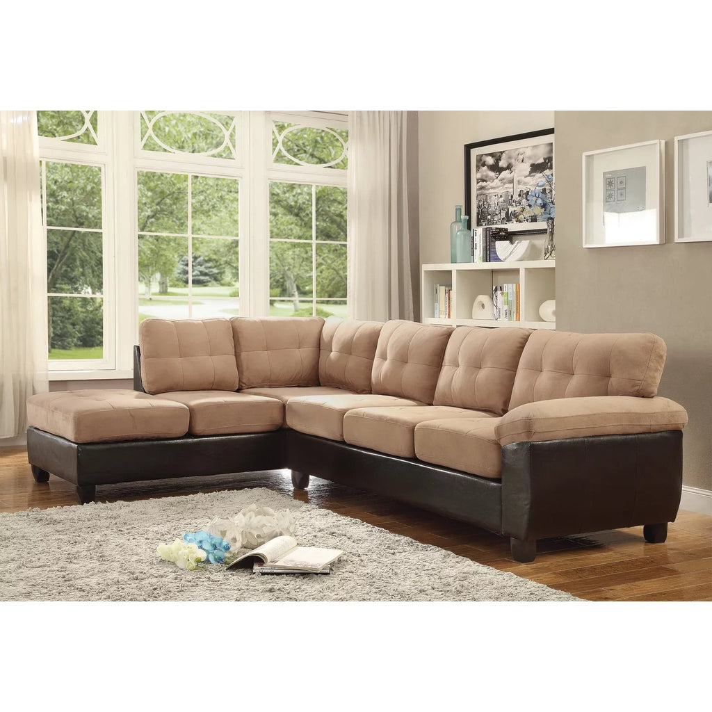 Homestock , Sectional G908B-SC Retro Renaissance Mocha