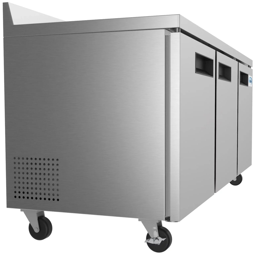 16.9 ft. with 3.5 72 Three-Door – in. Refrigerator Backsplash in. Worktop KoolMore Cu.