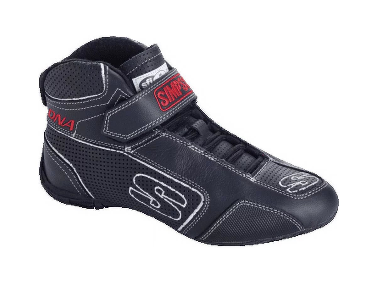 Racing Simpson Pair Black/White Shoes DA120W DNA Racing Adult 12