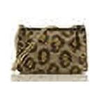 Brahmin Multi Shoulder Leopard/Black/Gold Mod Purse Tybee Lorelei Petite