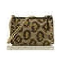Brahmin Multi Shoulder Leopard/Black/Gold Mod Purse Tybee Lorelei Petite