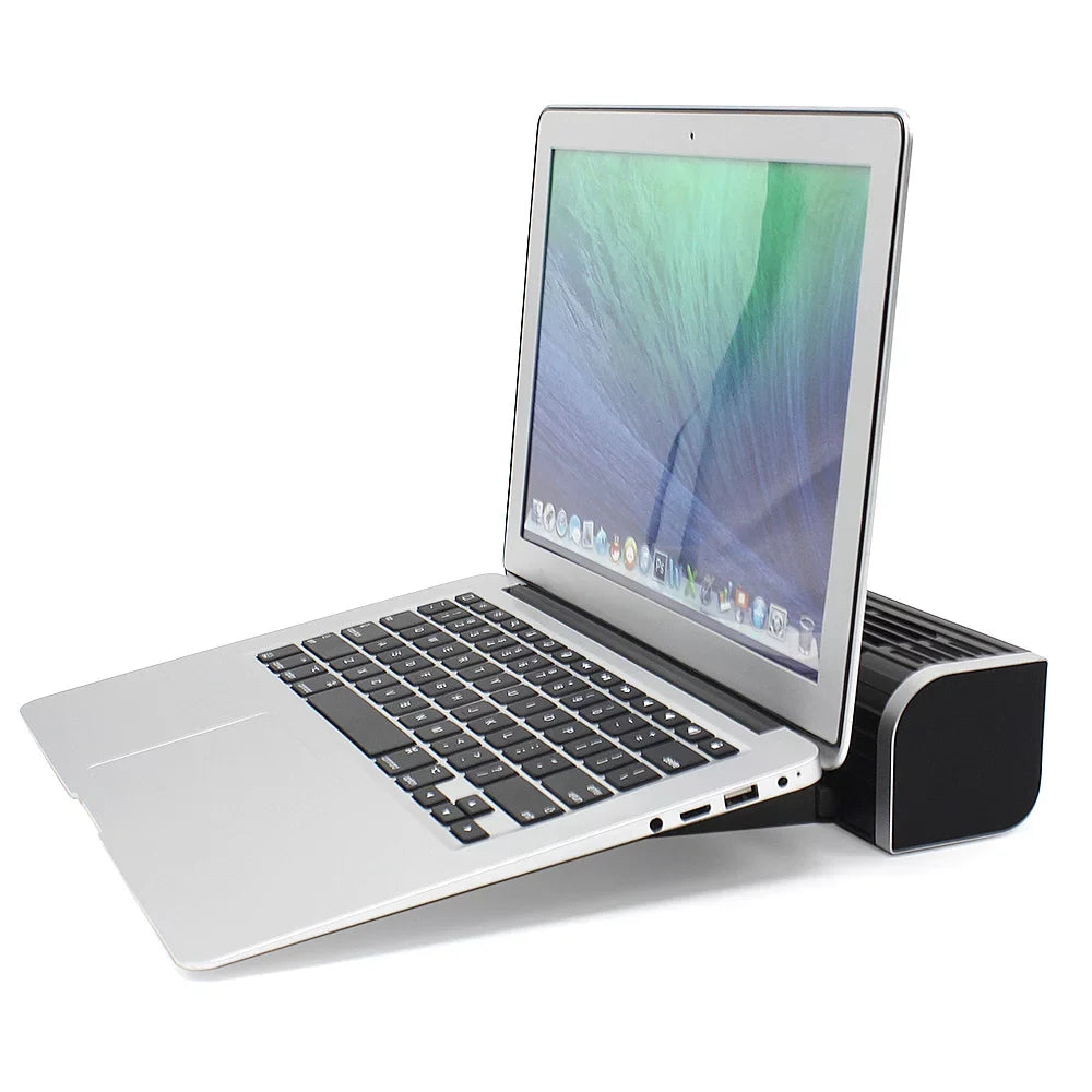 Fan CF-1691 Cooling Design Horizontal Fan USB Laptop Bracket,Black, Stand Olmaster Pad
