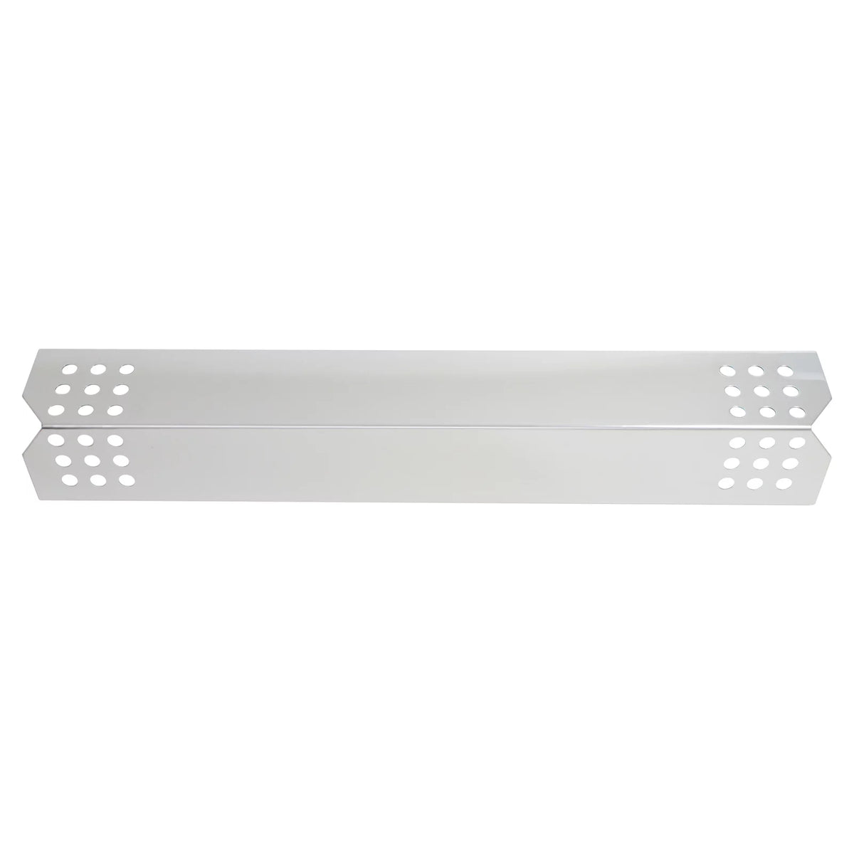 Parts Replacement Bar, Shield for Tent Vaporizer Guard, Cover 1/8" 16 Flavorizer - 720-0709B BBQ Deflector, Nex Compatible Flame Barbeque Steel Plate Tamer, Burner Heat Bar, 4-Pack Stainless Grill