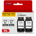 Black for TS3520 Fit PIXMA Ink 2-Pack) (2 Cartridge PG-275XL Ink for Canon TR4722 TR4700 PG-275 TR4720 Blacks, TS3500 TS3522 Printers
