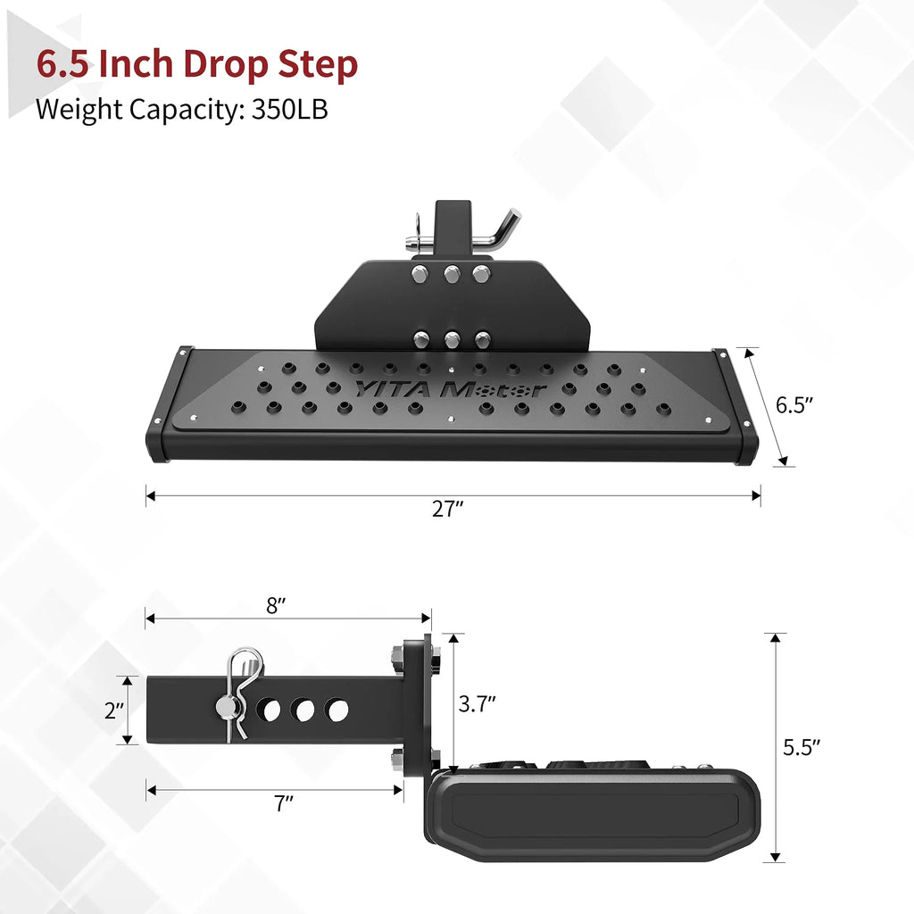 Ledkingdomus Towing Bar Trailer BASE/350 X Running RX Guard EXPLORER 350 FORD 27" 2013-2016 Receiver select: Fits Hitch Rear Bumper Step LEXUS W 2" F-SPORT, for XLT Board 6.5" 2015
