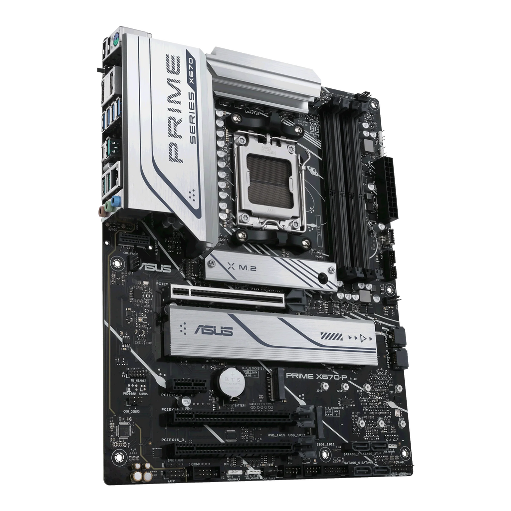 USB4 Gen Header, 2x2 Motherboard 3xM.2 7000 3.2 Type-C, and 1718) (LGA 2.5Gb ASUS Slots, AM5 Prime (DDR5, Ethernet) USB Socket Ryzen ATX X670-P