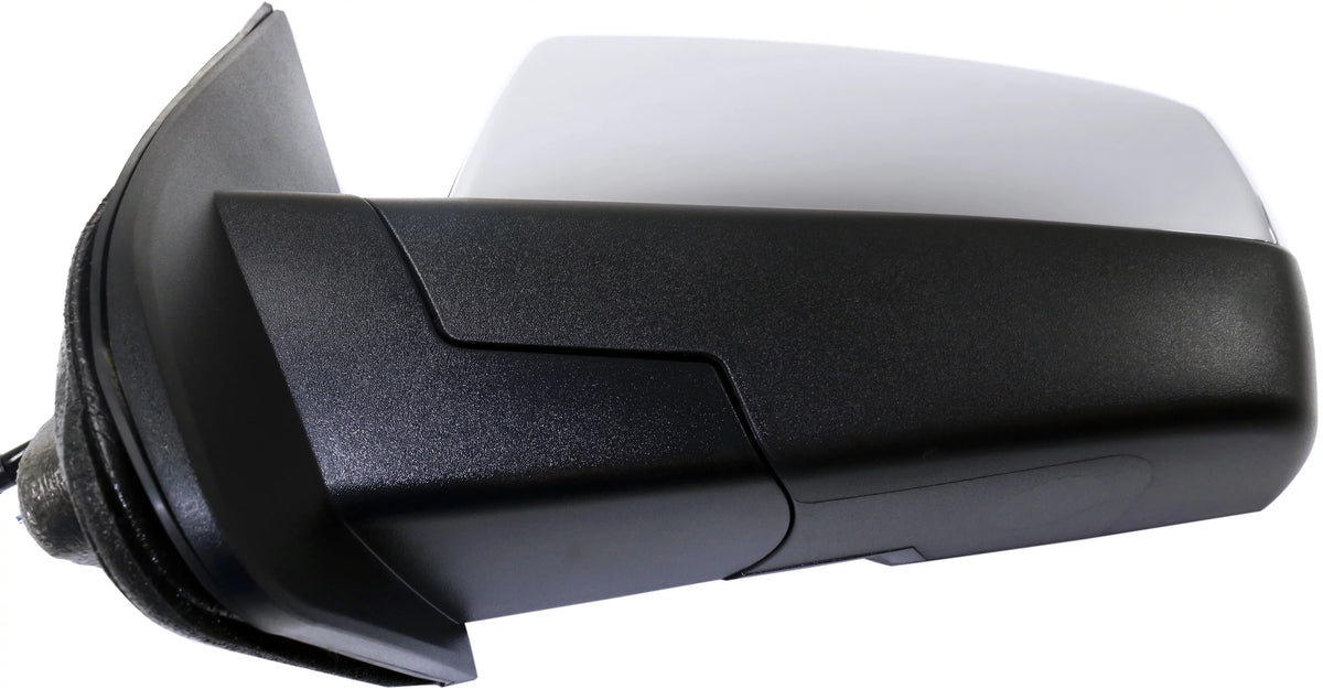 Left Compatible Sierra Mirror Heated Kool-Vue 2015-2018 Side 2500 With HD Chevrolet Driver 3500 Silverado GMC Chrome