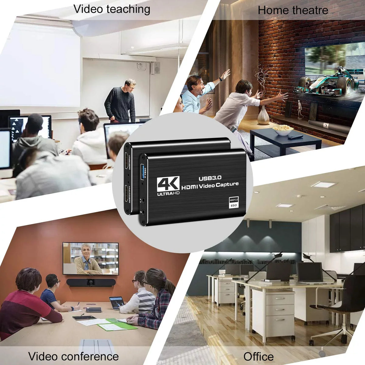 and ANSTEN Use Game OBS for Recording One Xbox System Capture PS4 60HZ to Card, Game Linux X HDMI Twitch USB3.0 Streaming Device YouTube Support Capture OS Video Windows 4K