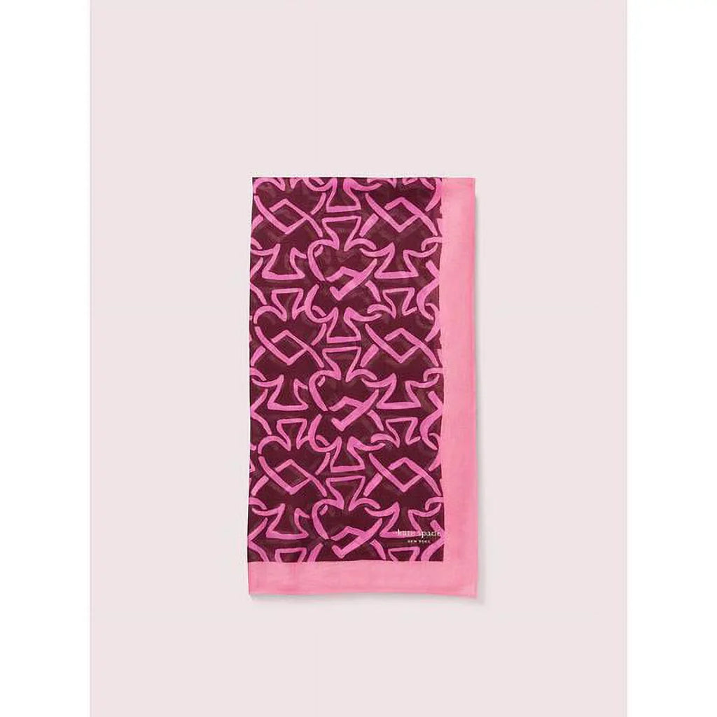 Spade Scarf Women York Spade Fig Kate Accessories Oblong Mission Interlock New
