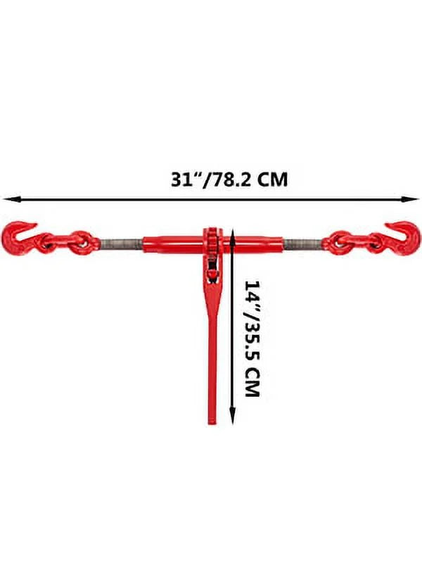 Down, Tie Load Chain Ratchet for 6600lbs BENTISM 5/16in-3/8in, Binder 2pcs Binder