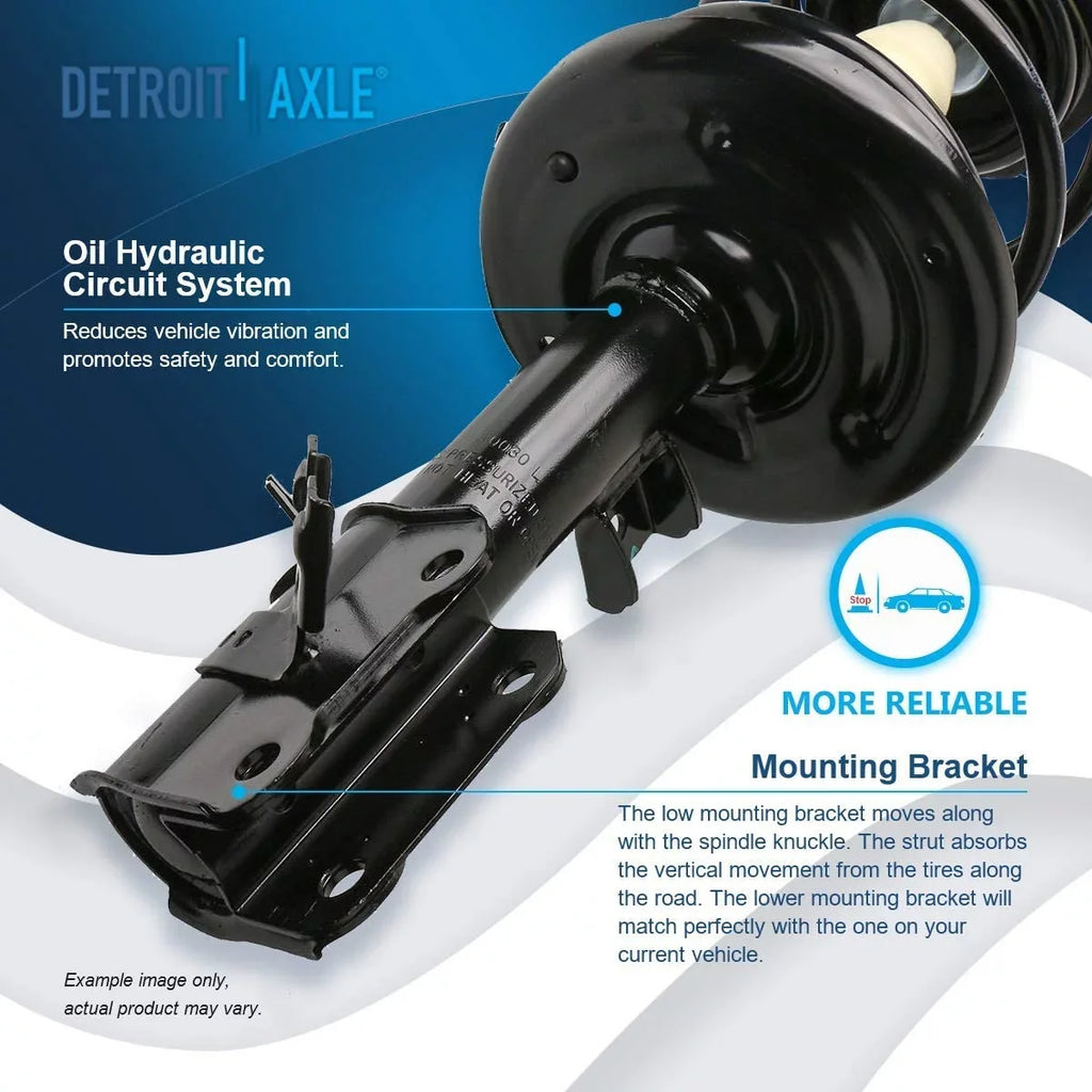 Absorbers Quick - 2007-2013 Detroit Ready 2 2 for Shock Replacement Shock Spring Complete Struts w/Coil Struts Axle Install Assembly Struts Rear Nissan Absorbers Altima 2010 2011 Front 2008 2009