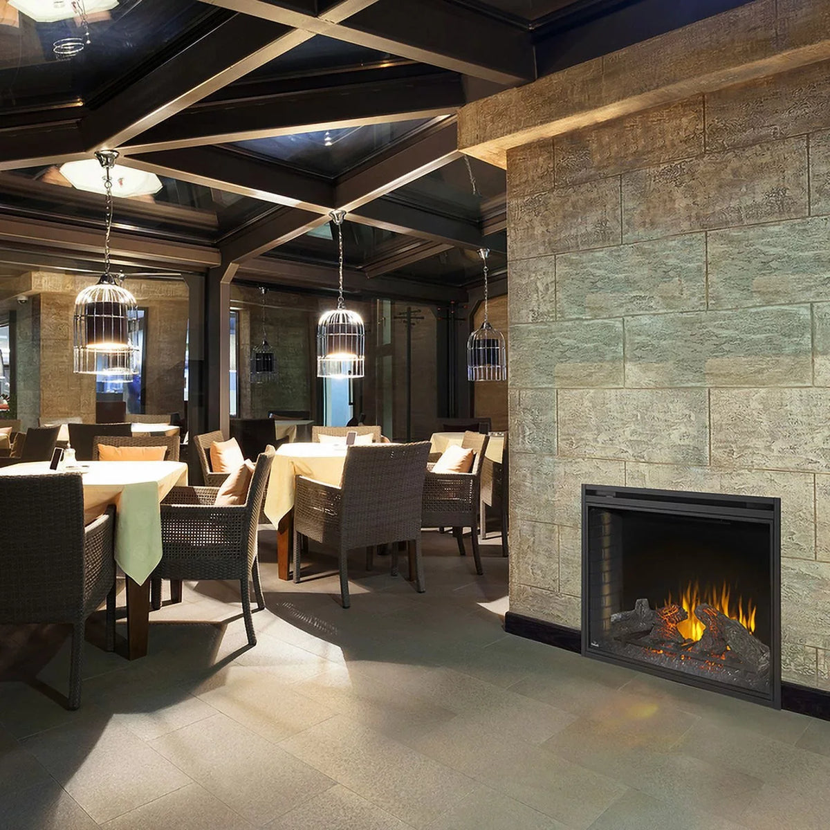 Built-in in. Electric Firebox Insert 40 Napoleon