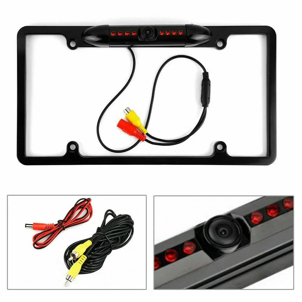 Camera Cache - Vision License Car Plate Rearview Black Night