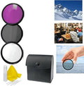 3pc Filter Multiple Coated Kit A6000 Kit 3-Piece Sony + 49mm Appropriate Alpha Cleaning