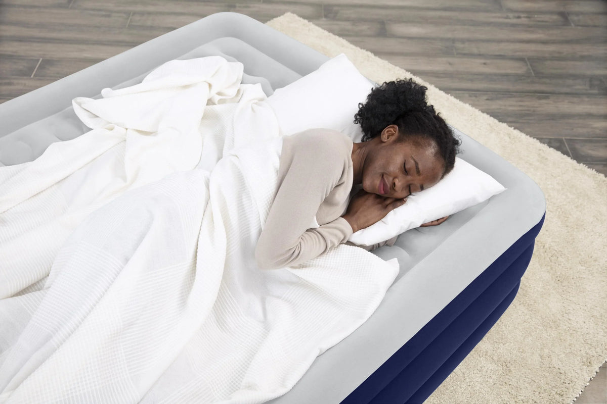 with 15" Full Bestway AC Air Pump, Coating Built-in Antimicrobial Tritech Mattress