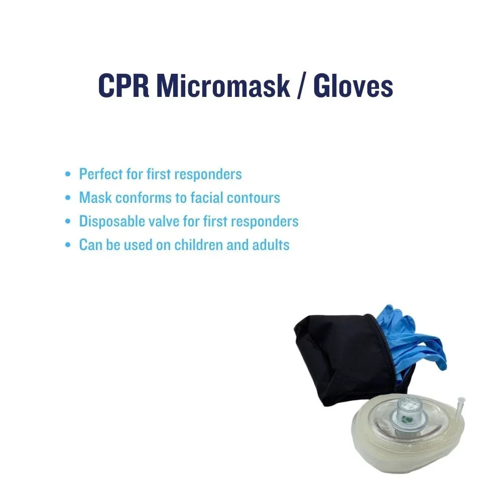 Micromask, and Response Adjustable 1 with Each Emergency Clear CPR Mask Products, - Re-Usable