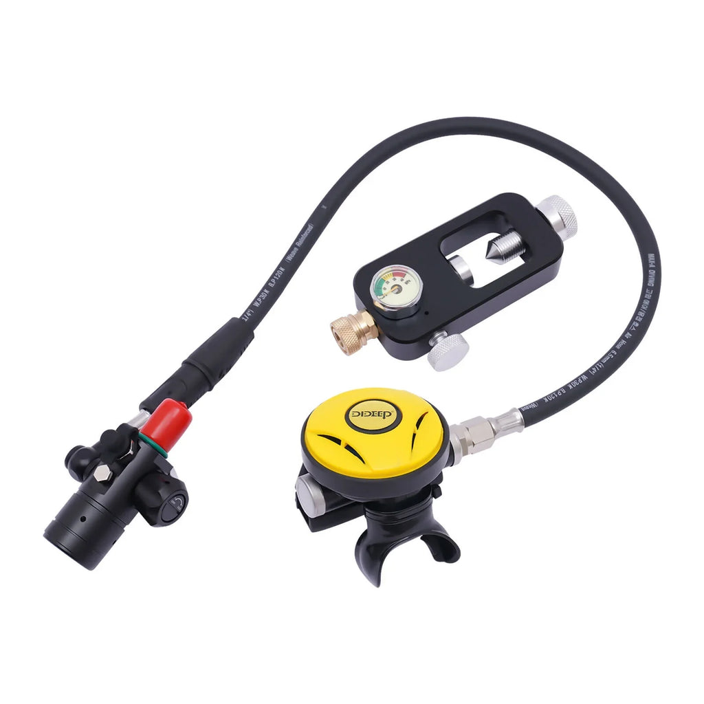 32.8ft Reusable Kit 1L Mini Scuba Portable Scuba Deepest Tank Underwater Gear Diving