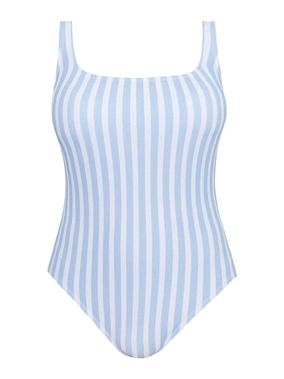 Pique Women's Sizes Neck Tru Piece Square and XS-3X Time Swimsuit, One