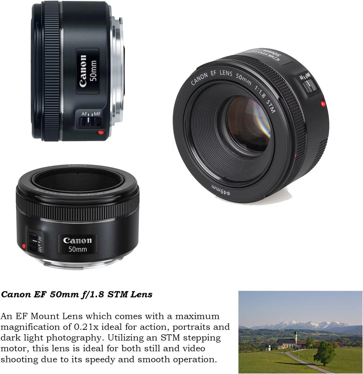 '+ EF 128GB f/1.8, 5D IV Monopod Lens, III Backpack Lens DSLR 500mm USM EOS Canon Memory 650-1300mm Lens 50mm w/ 24-105mm & + Canon + + Mark Bundle Professional Lens Canon + Camera 75-300mm Bundle