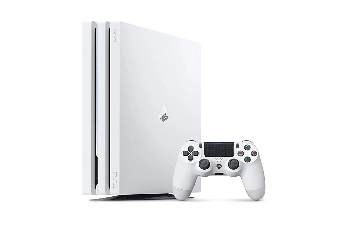 Sony PlayStation AXTION 500GB Console + 2 4 Controller G9 Used BOLT Microphone Gaming White With With Bundle Earbuds Matte Original