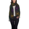 Feel Large Print Soft Cashmere Gras Women Bingfone Scarves Scarf Elegant Winter Mardi Shawl Warm Carnival Wrap For Art Gifts-