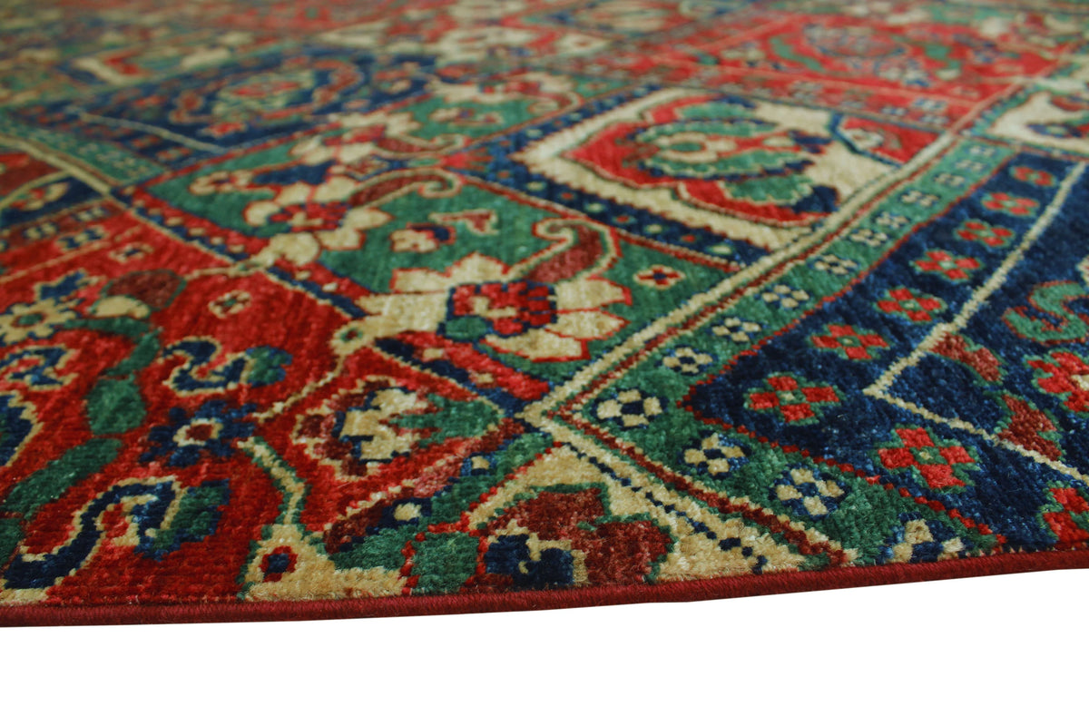 9'10" Aria Rug, x Reggie Red/Blue 7'11"