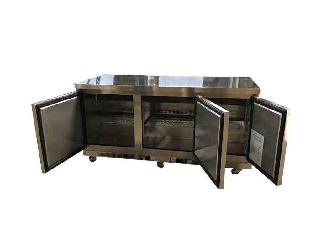 3 19 Under doors Steel Stainless Counter Shelves Commercial 3 Cu. Ft. Freezer