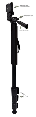 HF Release) (Quick Professional Black / Unipod 72" For R800 Canon VIXIA Monopod
