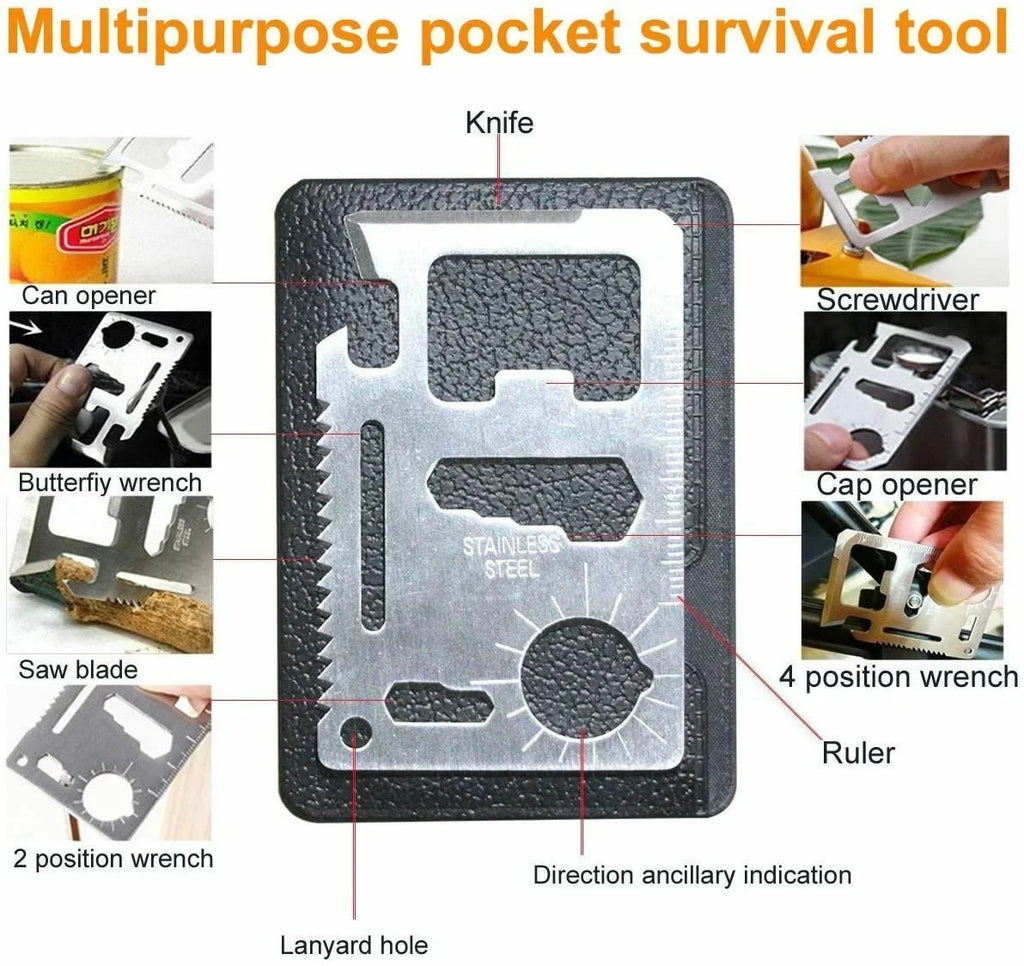Survival Emergency Kit Gear Tools Outdoor Tactical Camping Camping Kit Military