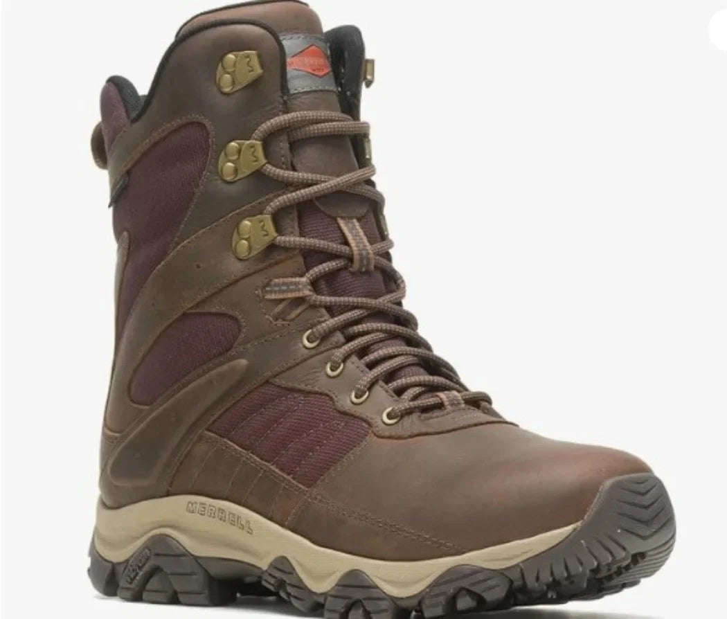 M) (M) US 11D Work (D, WP 11Medium Timber 8" Moab Merrell 2 Mens Boot J004649