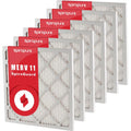11 SpiroPure Air 9.38x9.38x1 MERV Pack) Filter (6 USA - in Made Pleated Filters