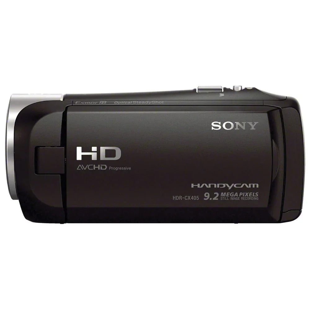 Flash 64GB Battery HDR-CX405 - + + HD Handycam Kit Extra Sony
