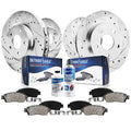 and Rotors 2006-2018 2014 11.65" Kit Brake 2007 2013 Disc Rav4 Rear 11.06" Axle 2008 Ceramic Slotted Detroit Front - Pads 2017 Brakes Drilled 2010 2012 Toyota 2016 2009 2011 for Replacement 2015 &