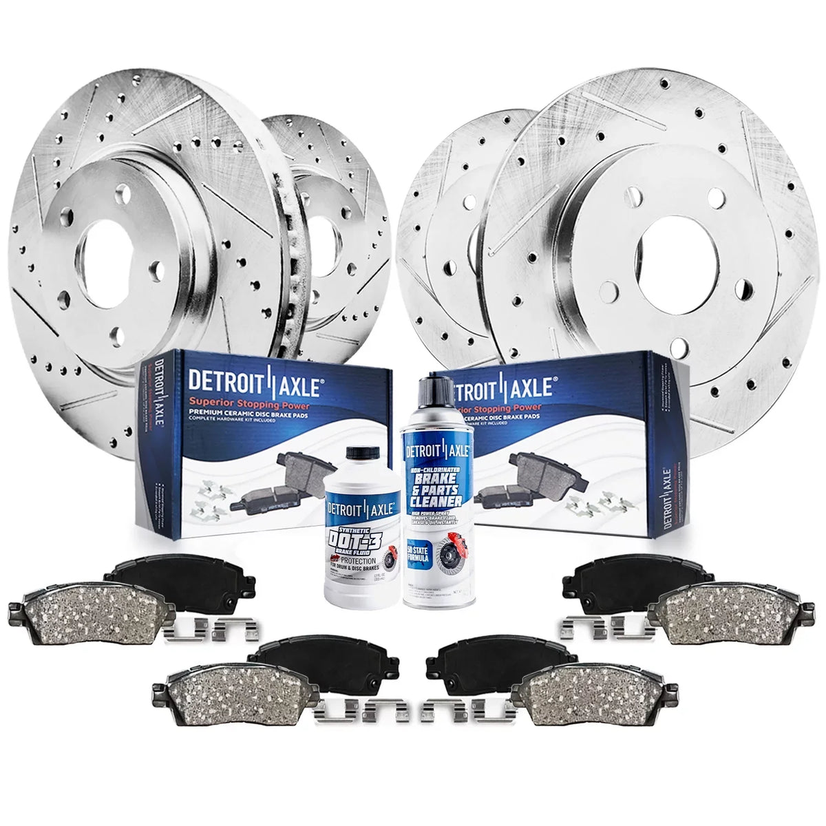 and Rotors 2006-2018 2014 11.65" Kit Brake 2007 2013 Disc Rav4 Rear 11.06" Axle 2008 Ceramic Slotted Detroit Front - Pads 2017 Brakes Drilled 2010 2012 Toyota 2016 2009 2011 for Replacement 2015 &