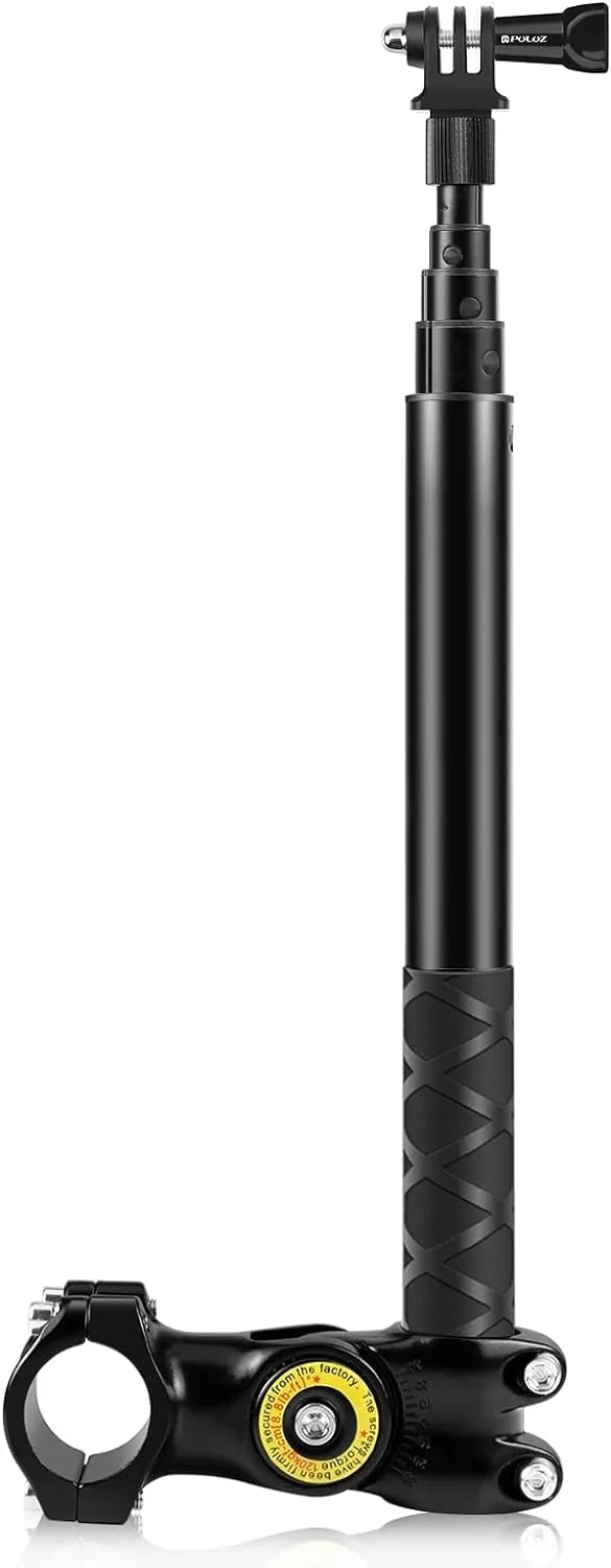 Monopod Bicycle 360 with Camera Panora PULUZ Capture Shock-Proof Insta for Motorcycle Stable Stand Mount Aluminum