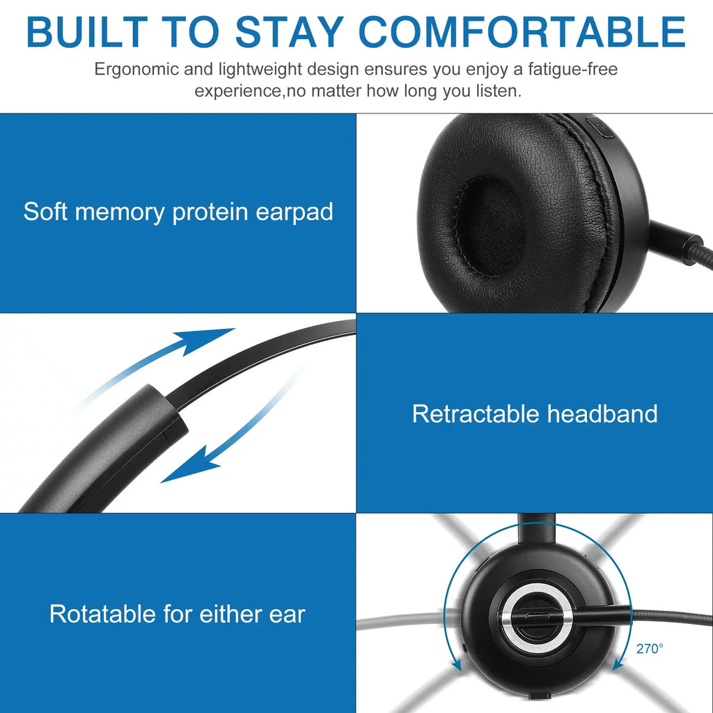 Microphone, with for Charging Function Cell Wireless UX-M97 Noise Bluetooth Headset Mic G61 Comfortable Base Phone Charging Dock Headset Isolation with BLU With Mute Headset, Wireless