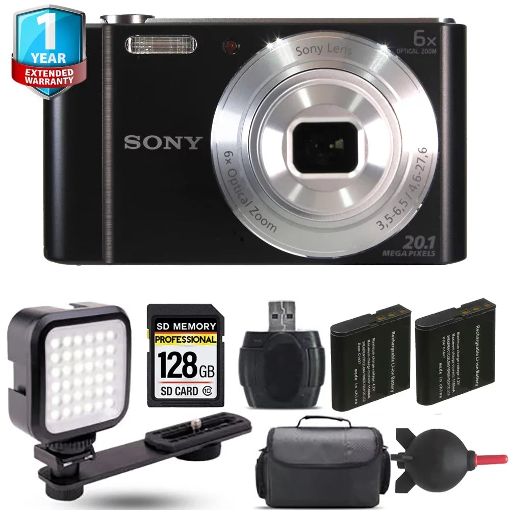 Cyber-shot DSC-W810 Battery Kit - Digital 128GB Yr + Warranty Sony + Extra Camera 1