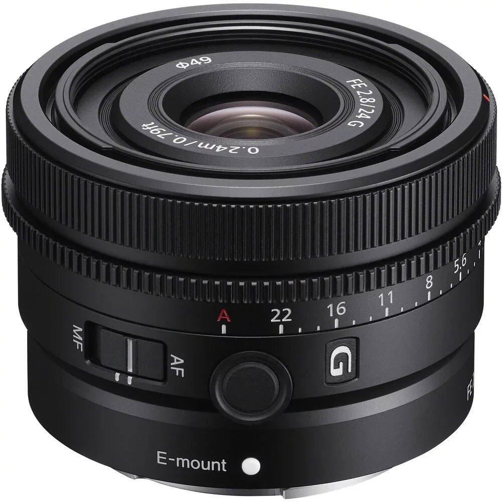28-60mm KIT Lens Camera (Silver) Mirrorless Sony Lens+24mm a7C -LOADED G with f/2.8