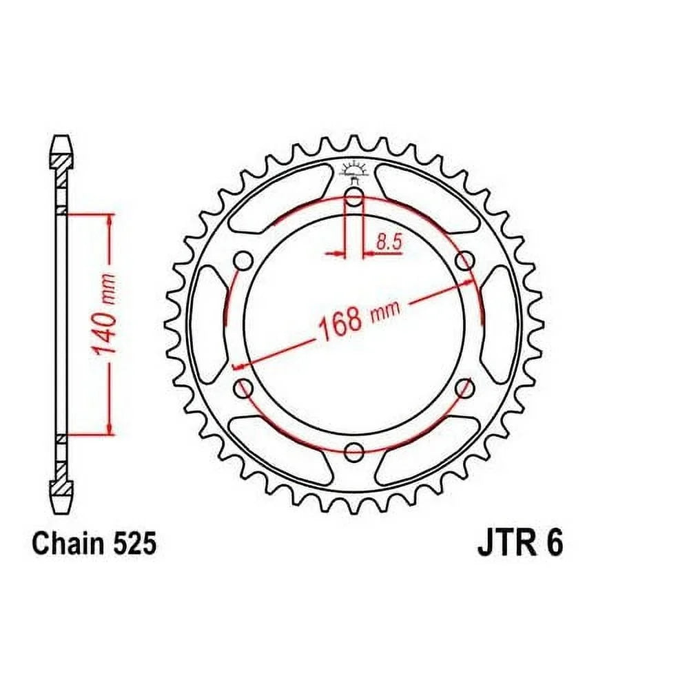 Street Kit JT Rear Sprocket Front & F800 GS for BMW 2008-2013