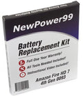 Generation Year Fire and HD 4th with Video Tools, Replacement Battery Battery Extended Warranty Life 0093 7" Amazon Kit One Instructions, Full