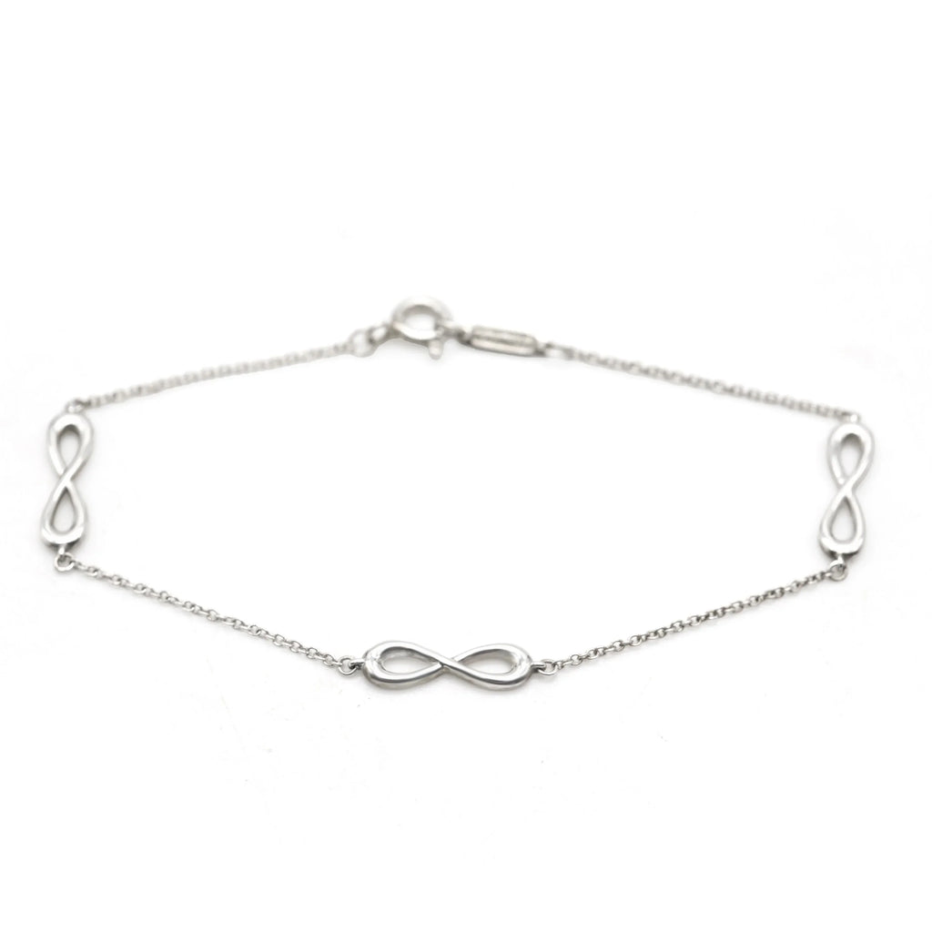 Infinity Co. in Silver 3 Tiffany & Bracelet Pre-Owned Stations Sterling