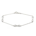 Infinity Co. in Silver 3 Tiffany & Bracelet Pre-Owned Stations Sterling