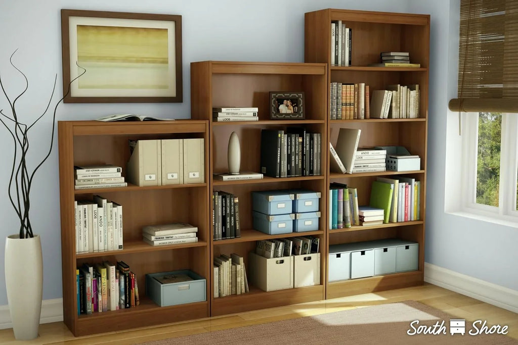 Bookcase-Morgan Axess 4-Shelf Cherry, 58-Inch