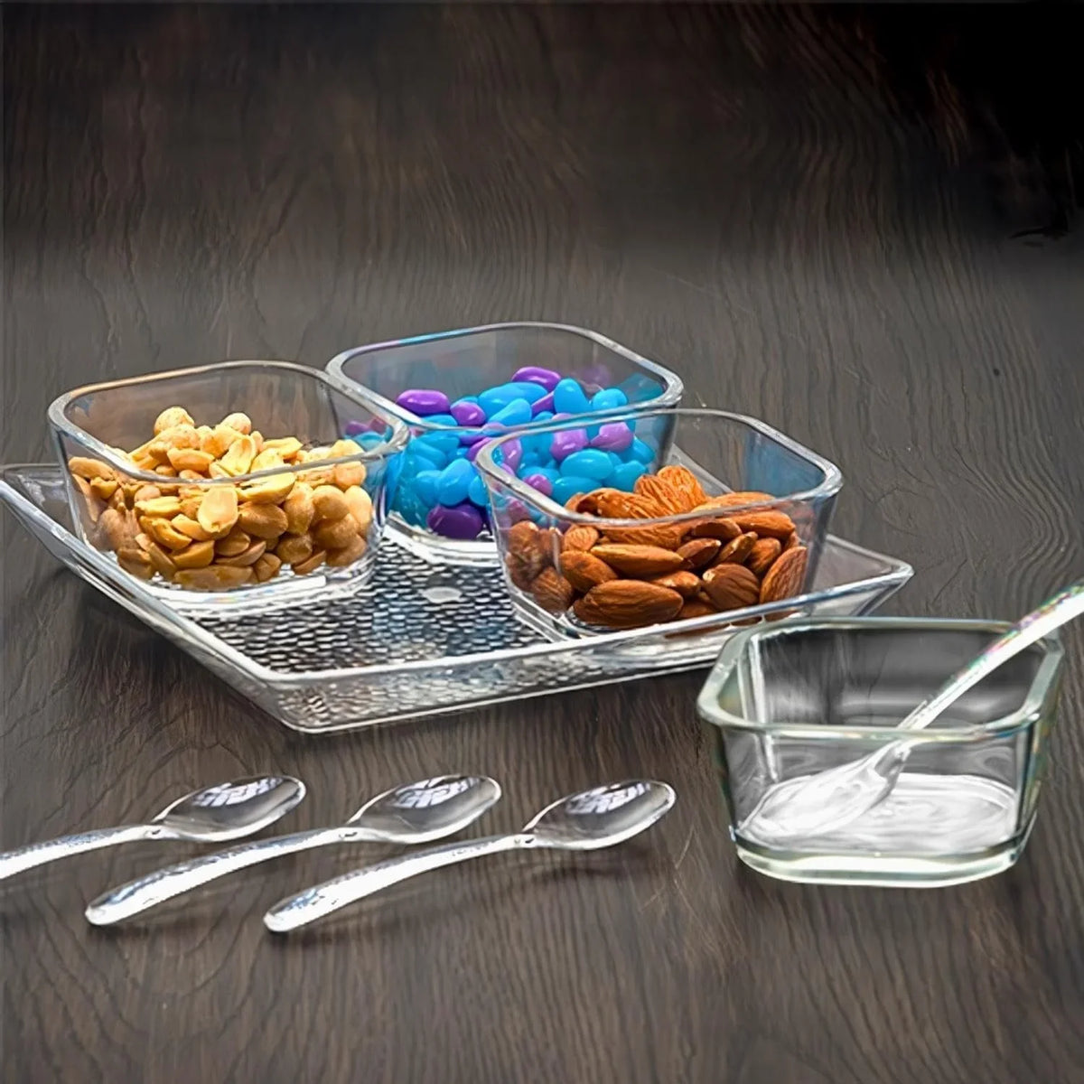 Dining With 1", - Pack Premium Events, X X & 6) Parties, Of 7.75" (7.75" Spoons Clear Set Perfect For Serving