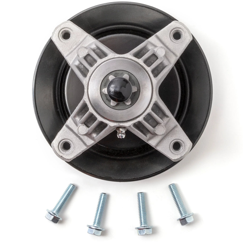with Cub Assembly, Compatible Fits Products, MTD, 918-04822, Mini inch 42 Riders, Troy-Bilt, 918-04822A, Spindle inch 618-04889, 618-04822, Replaces 30 Mower Cadet, 618-04822A, and Terre Lawn 918-0482