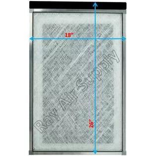 Filter RayAir Pads Cleaner Supply 18x26 Air Pack) Replacement (3 MicroPower Guard