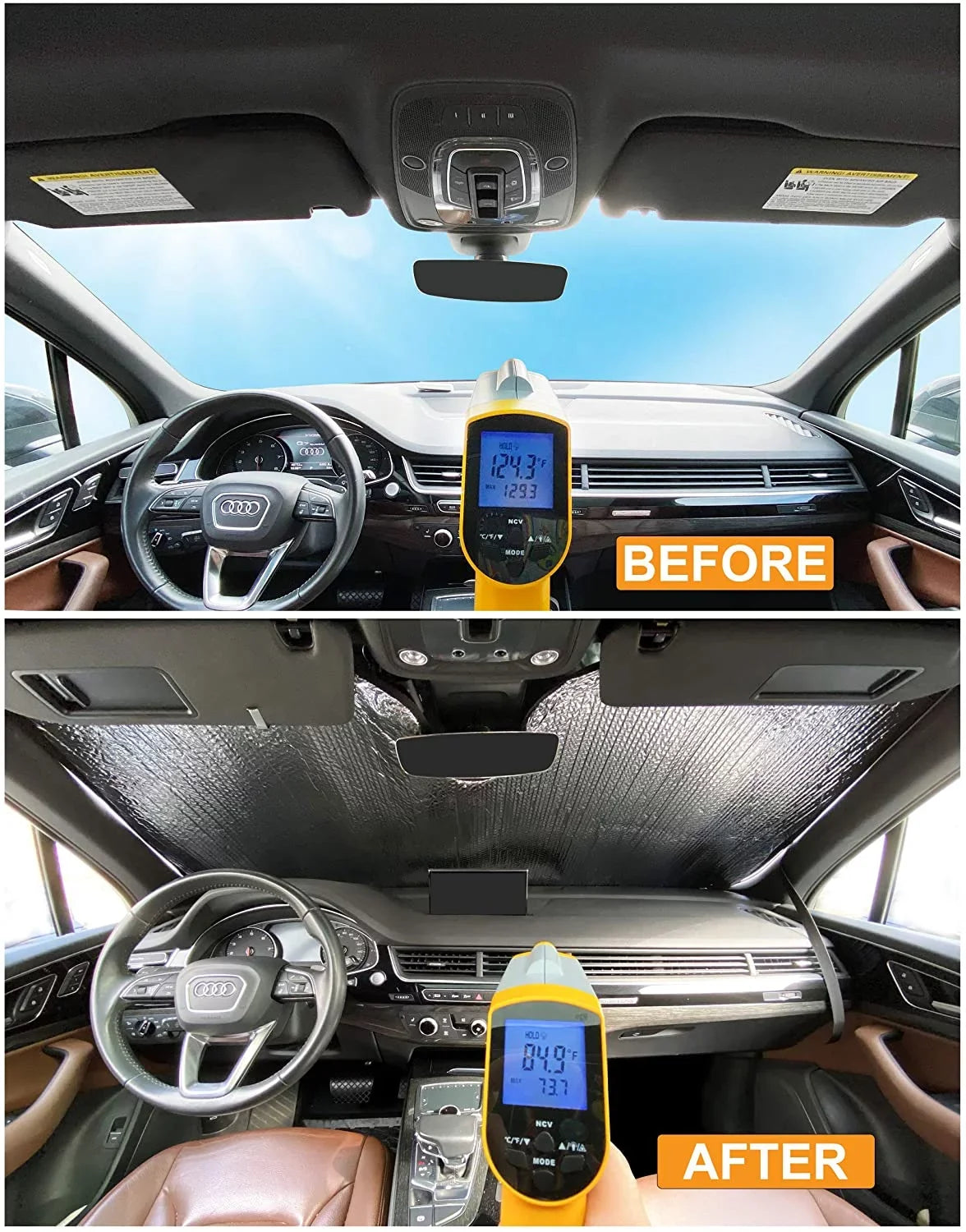 Liberty Jeep Utility Front Sport Sunshade 2008-2013 for Windshield