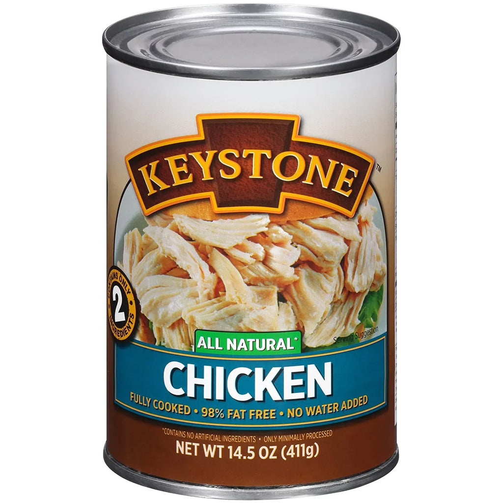 Can ✅ Emergency oz Cans ✅ Backpacking and 14.5 Camping Hiking Ready All Food Natural Keystone (6 Survival to Chicken Pack) Eat For